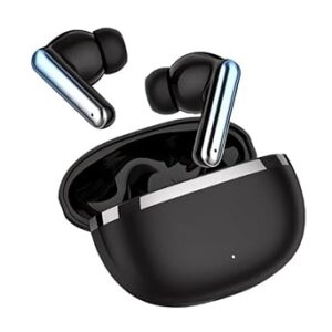 wireless ear buds x550 for oneplus nord 3 5g 256gb earphones cinematic spatial audio, 20hrs playtime, bluetoot headphones mic type c fast charging –c black
